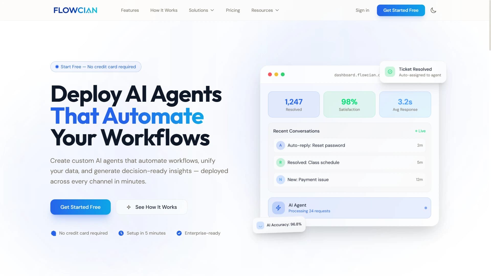 Flowcian screenshot